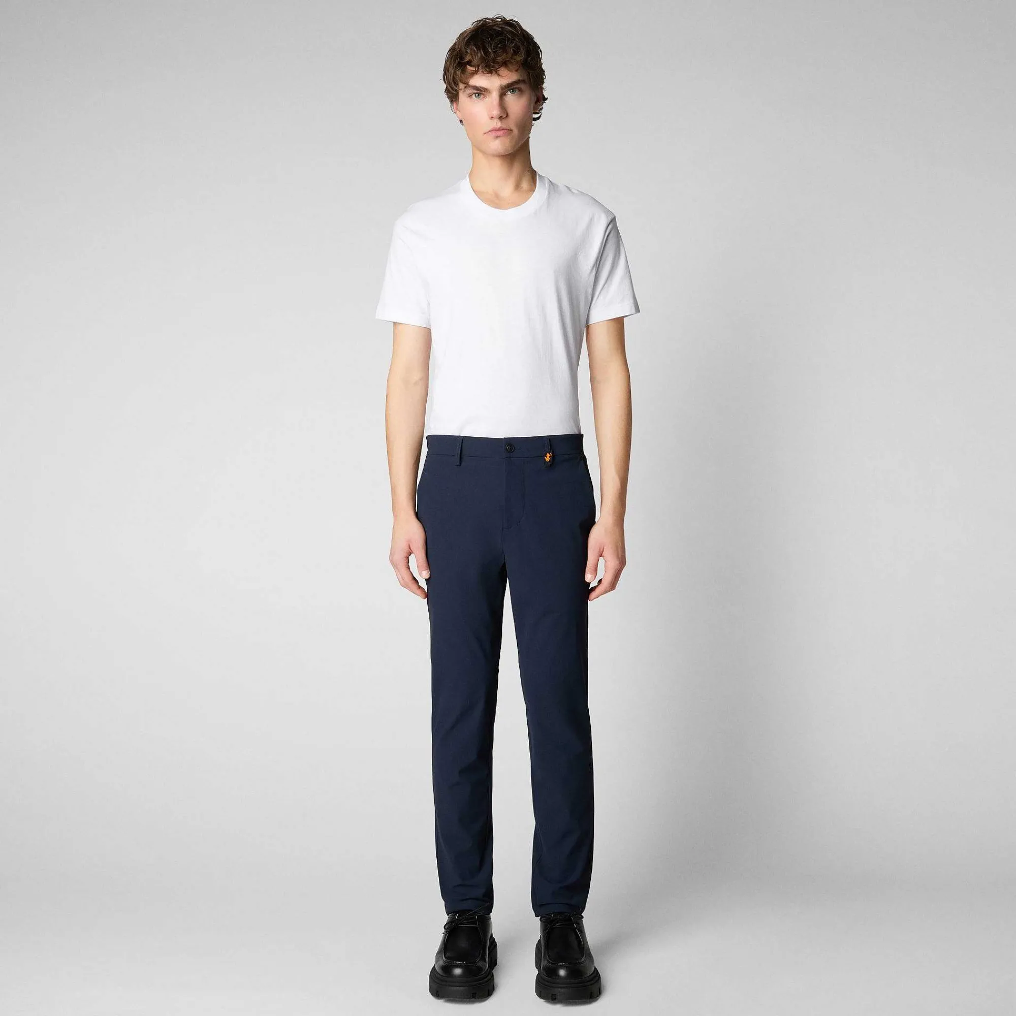 Pantaloni^Save The Duck Pantaloni Uomo Steve Blu Navy