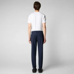 Pantaloni^Save The Duck Pantaloni Uomo Steve Blu Navy
