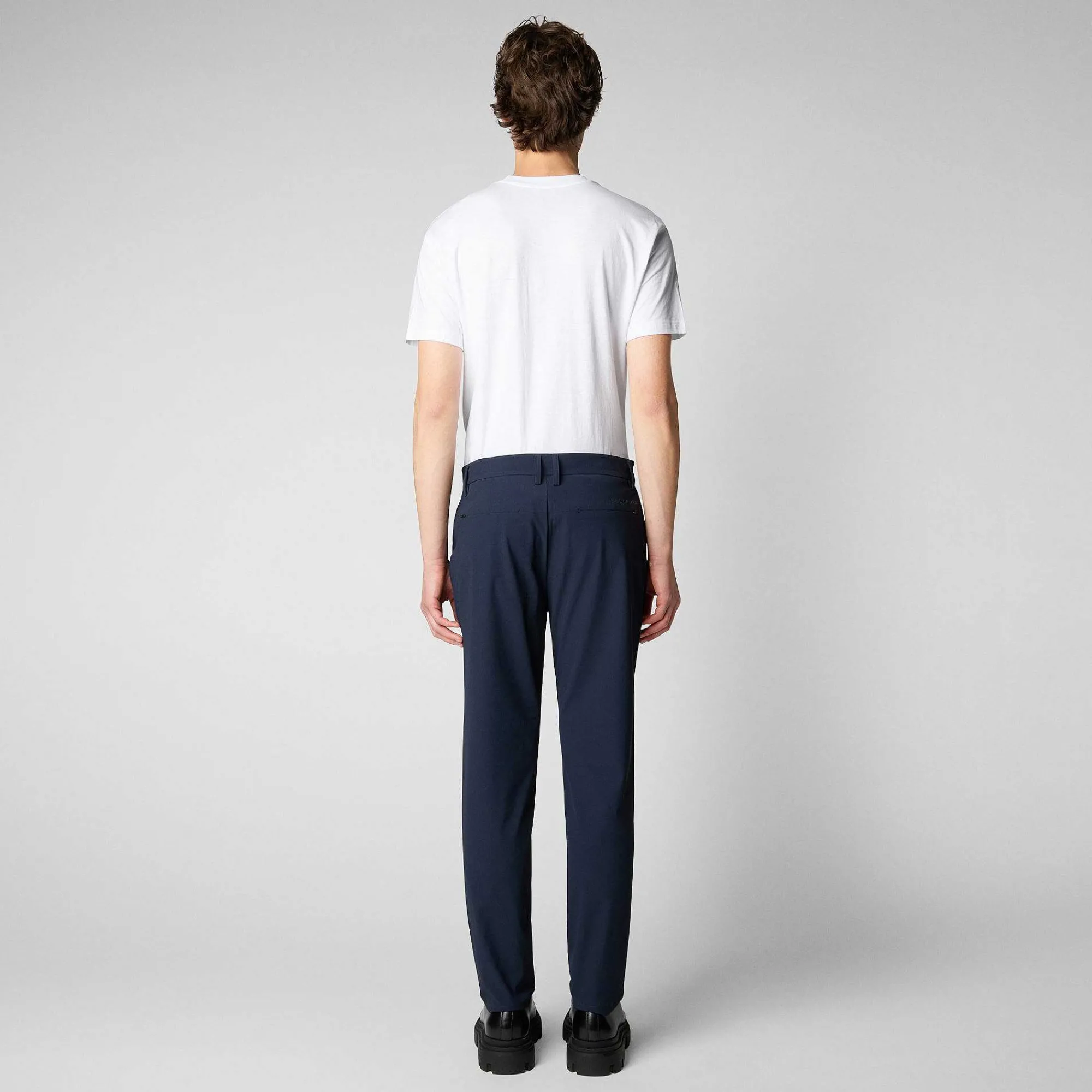 Pantaloni^Save The Duck Pantaloni Uomo Steve Blu Navy