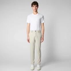 Pantaloni^Save The Duck Pantaloni Uomo Steve Grigio Nebbia