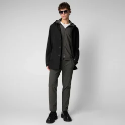 Pantaloni^Save The Duck Pantaloni Uomo Steve Grigio Fumo