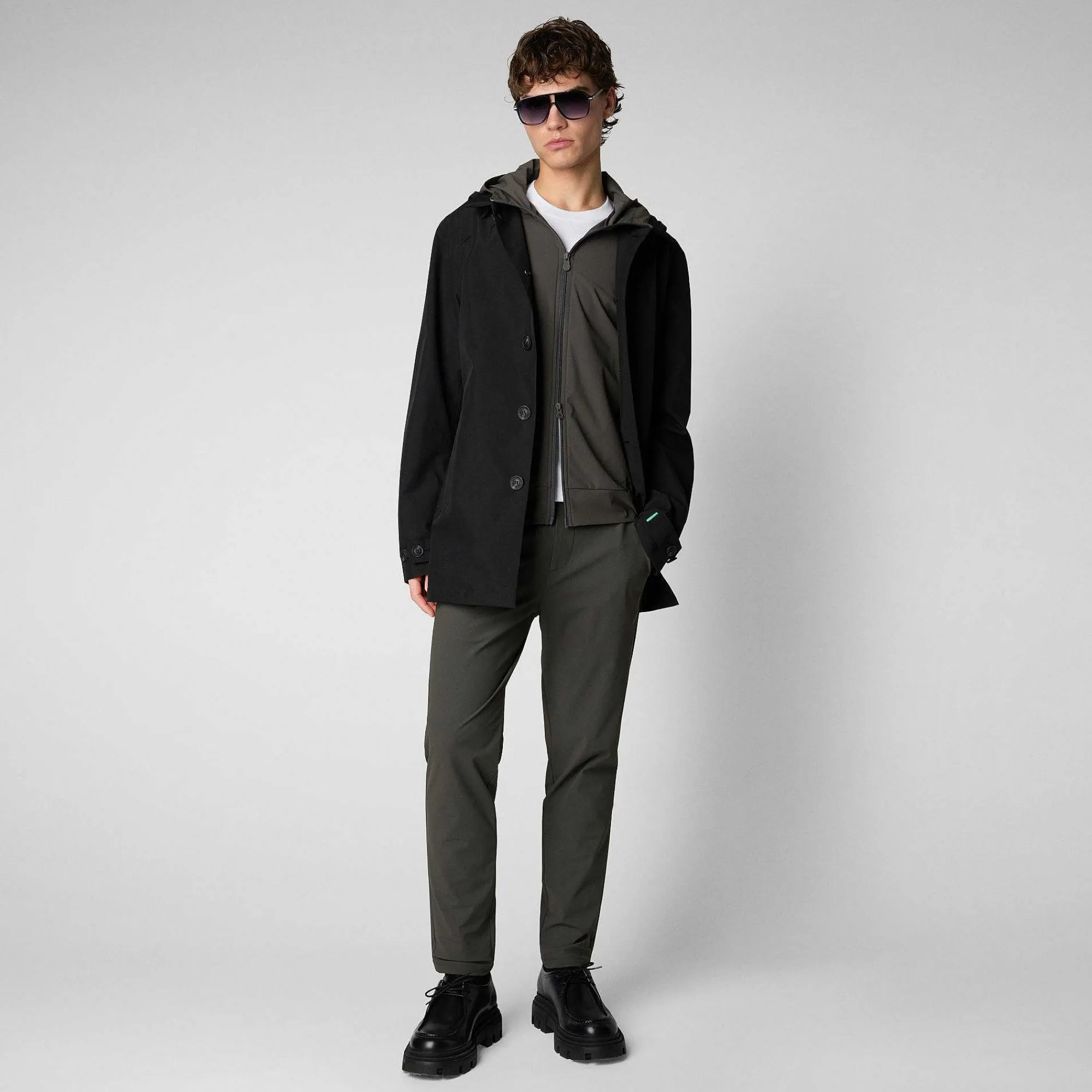Pantaloni^Save The Duck Pantaloni Uomo Steve Grigio Fumo