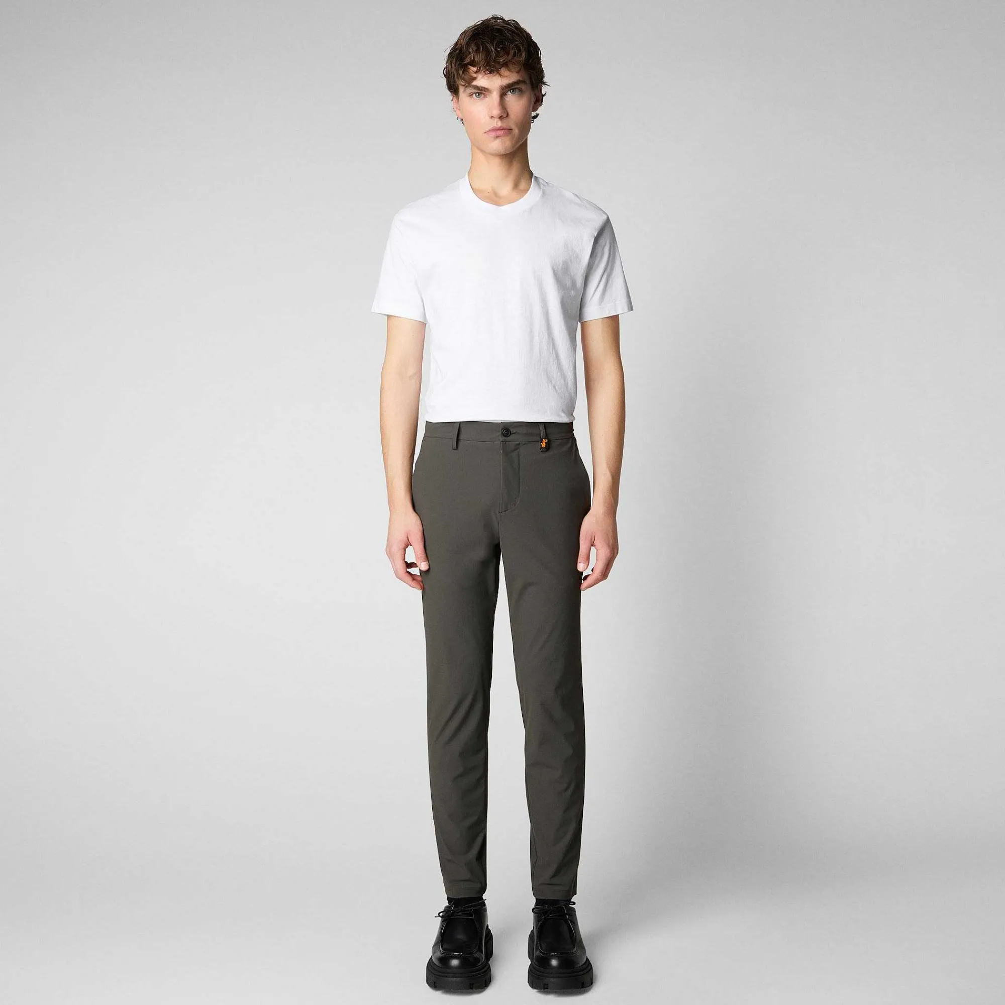 Pantaloni^Save The Duck Pantaloni Uomo Steve Grigio Fumo
