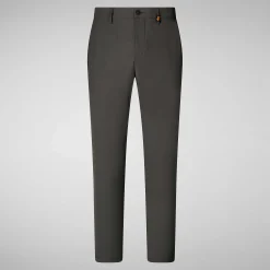 Pantaloni^Save The Duck Pantaloni Uomo Steve Grigio Fumo