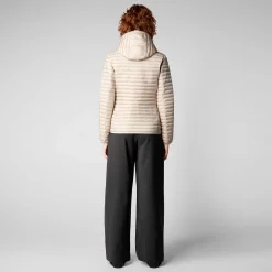 Piumini Animal-Free^Save The Duck Piumino Animal Free Alexa Beige Sabbia