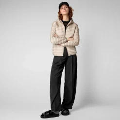 Piumini Animal-Free^Save The Duck Piumino Animal Free Alexa Beige Sabbia