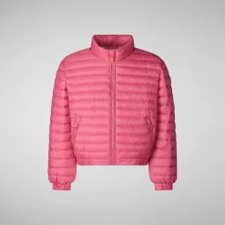 Piumini Animal-Free^Save The Duck Piumino Animal Free Bambina Mae Rosa Scuro