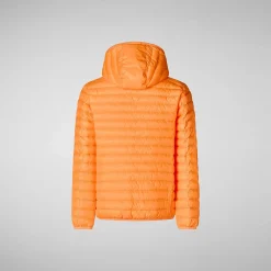 Piumini Animal-Free^Save The Duck Piumino Animal Free Bambina Katie Arancione Fluo