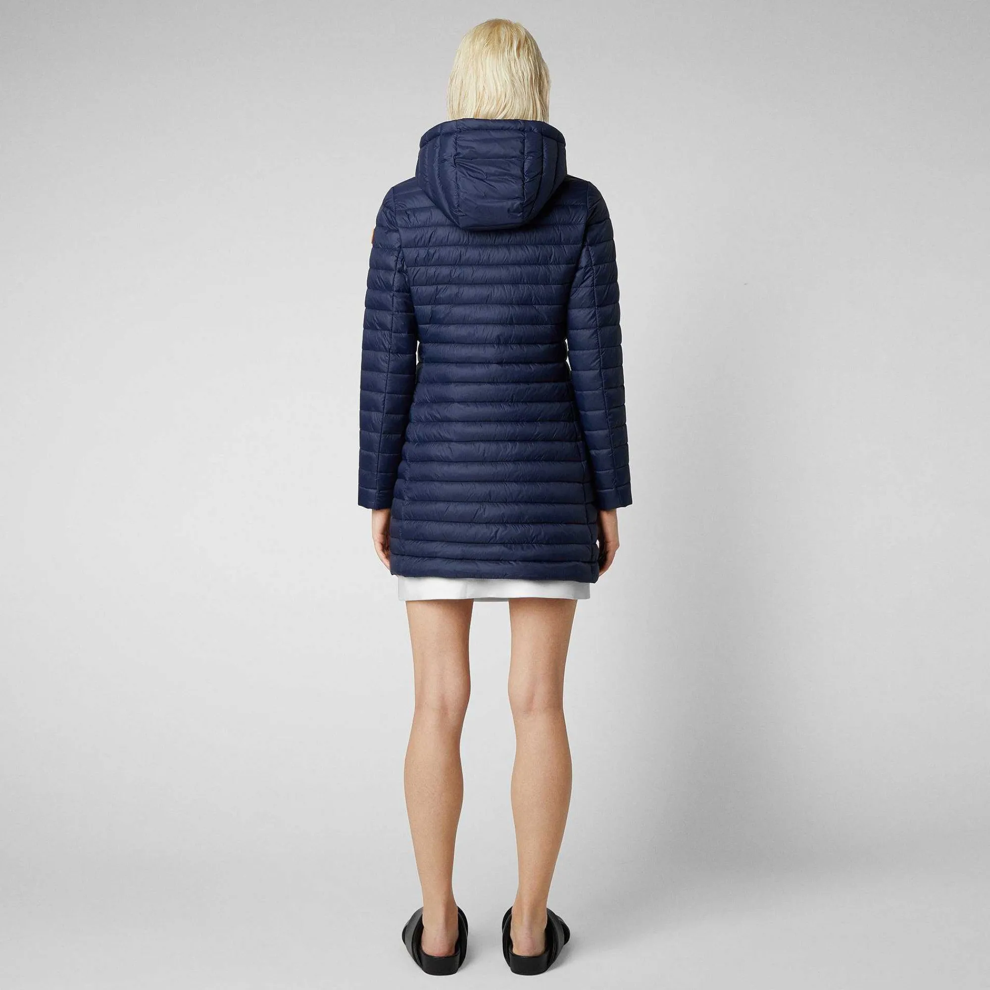 Piumini Animal-Free^Save The Duck Piumino Animal Free Bryanna Blu Navy