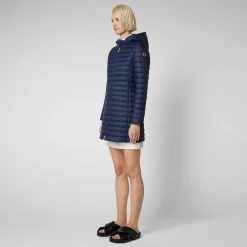 Piumini Animal-Free^Save The Duck Piumino Animal Free Bryanna Blu Navy