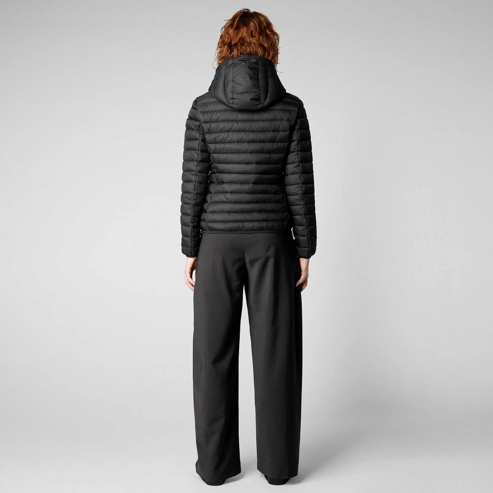 Piumini Animal-Free^Save The Duck Piumino Animal Free Con Cappuccio Donna Daisy Nero