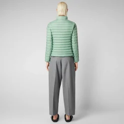 Piumini Animal-Free^Save The Duck Piumino Animal Free Donna Carly Verde Menta