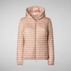 Piumini Animal-Free^Save The Duck Piumino Animal Free Donna Alexa Rosa Cipria