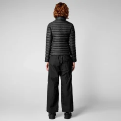 Piumini Animal-Free^Save The Duck Piumino Animal Free Donna Carly Nero