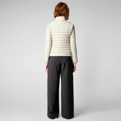 Piumini Animal-Free^Save The Duck Piumino Animal Free Donna Carly Beige Chiaro