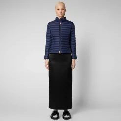 Piumini Animal-Free^Save The Duck Piumino Animal Free Donna Carly Blu Navy