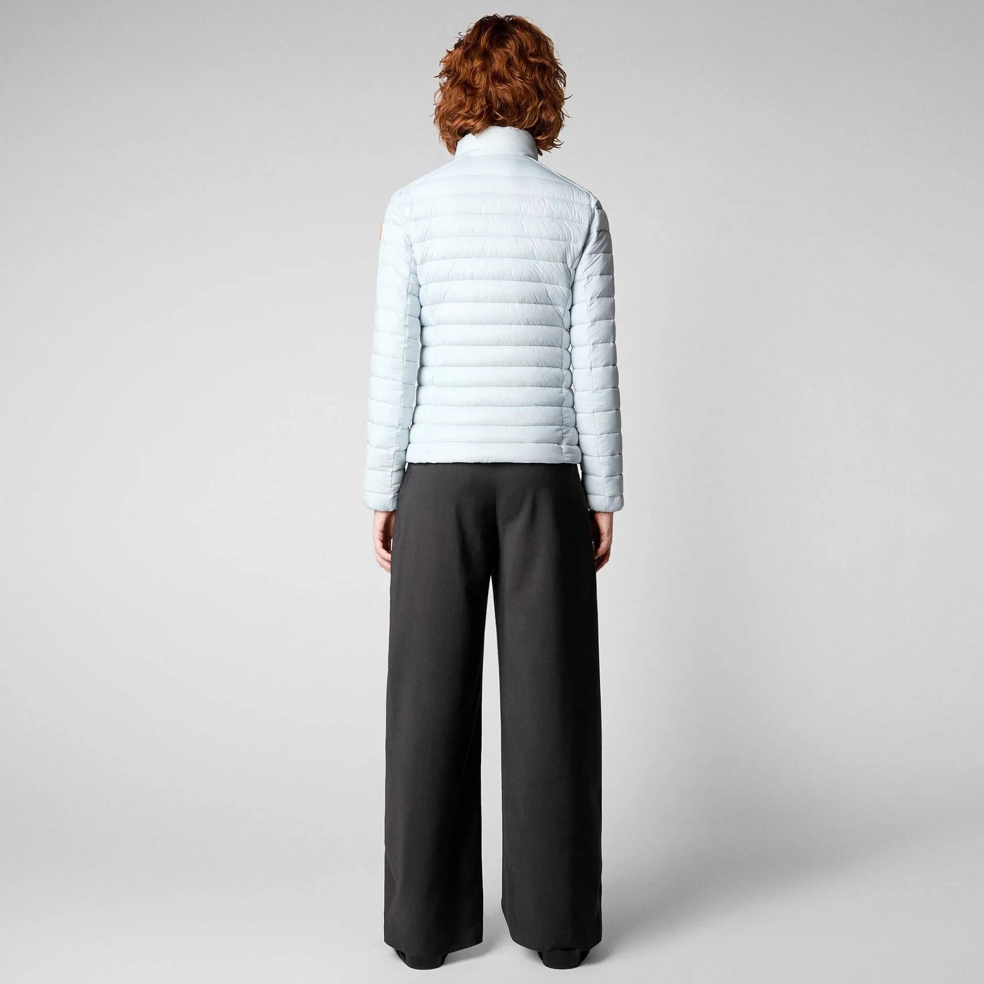 Piumini Animal-Free^Save The Duck Piumino Animal Free Donna Carly Grigio Ghiaccio