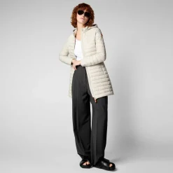 Piumini Animal-Free^Save The Duck Piumino Animal Free Donna Bryanna Beige Chiaro