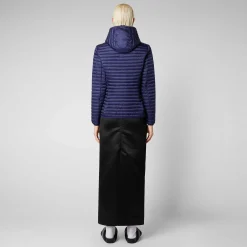 Piumini Animal-Free^Save The Duck Piumino Animal Free Donna Alexa Blu Navy