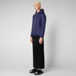 Piumini Animal-Free^Save The Duck Piumino Animal Free Donna Alexa Blu Navy