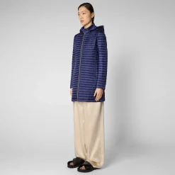 Piumini Animal-Free^Save The Duck Piumino Animal Free Donna Megs Blu Navy