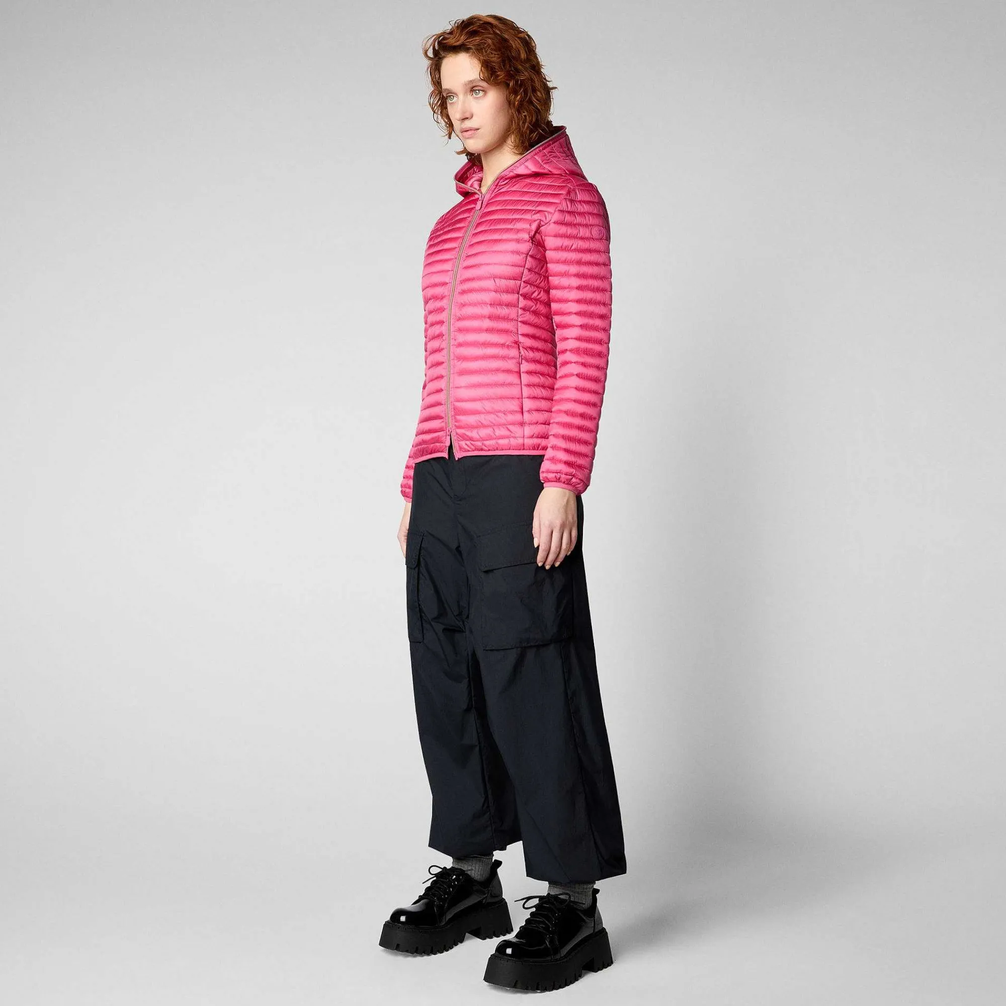 Piumini Animal-Free^Save The Duck Piumino Animal Free Donna Alexa Rosa Scuro