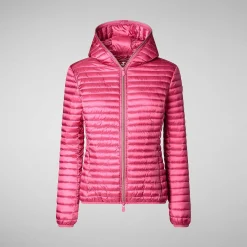 Piumini Animal-Free^Save The Duck Piumino Animal Free Donna Alexa Rosa Scuro
