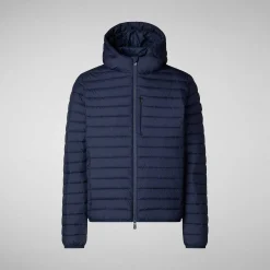 Piumini Animal-Free^Save The Duck Piumino Animal Free Uomo Cael Blu Navy