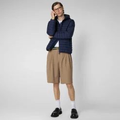 Piumini Animal-Free^Save The Duck Piumino Animal Free Uomo Cael Blu Navy