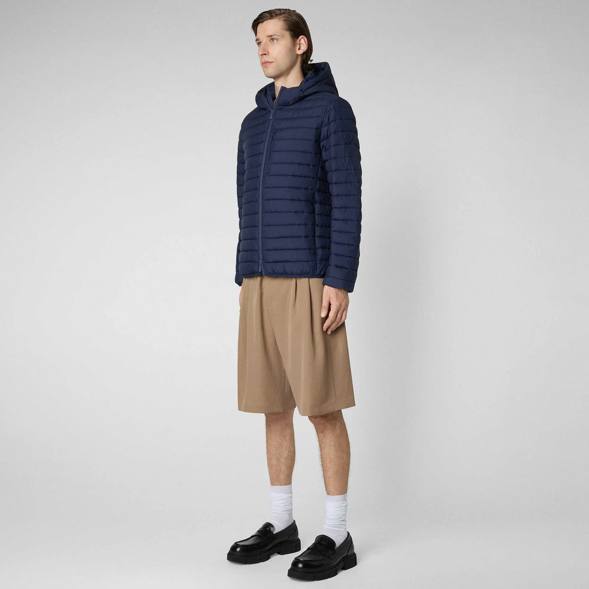 Piumini Animal-Free^Save The Duck Piumino Animal Free Uomo Cael Blu Navy