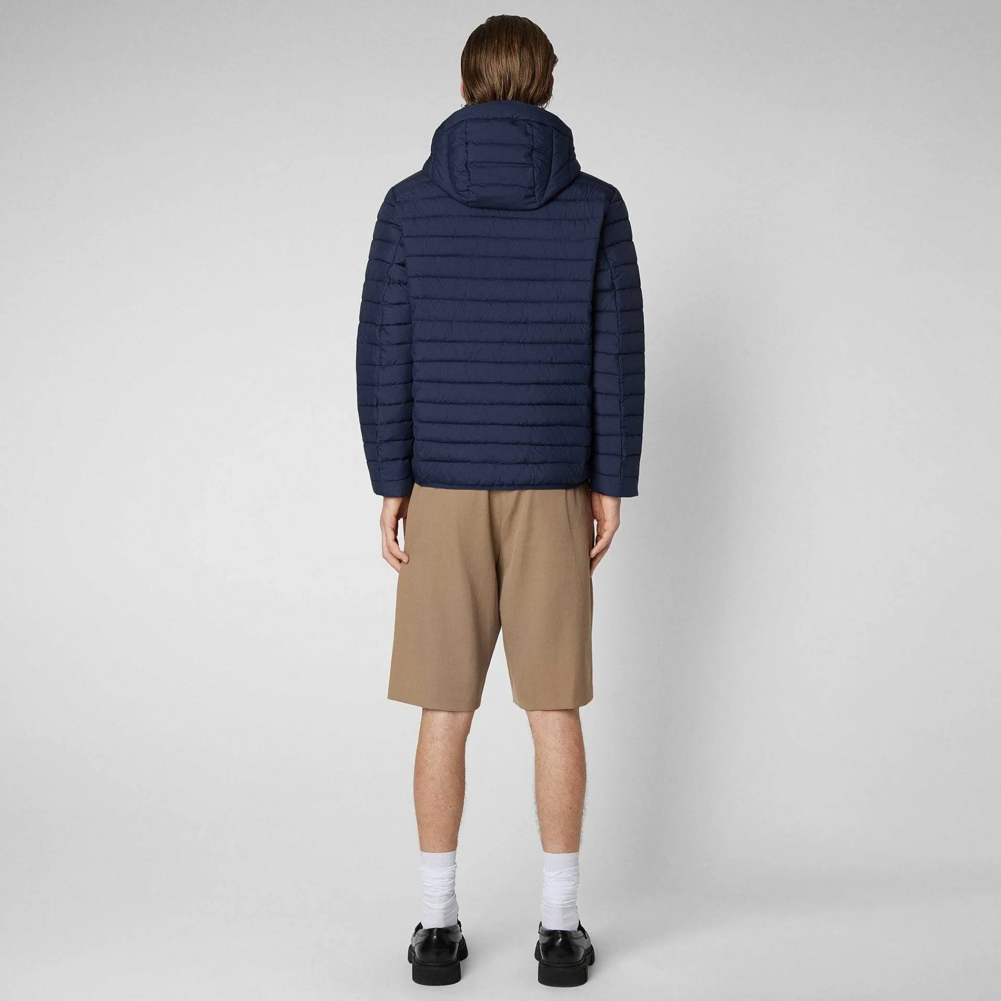 Piumini Animal-Free^Save The Duck Piumino Animal Free Uomo Cael Blu Navy