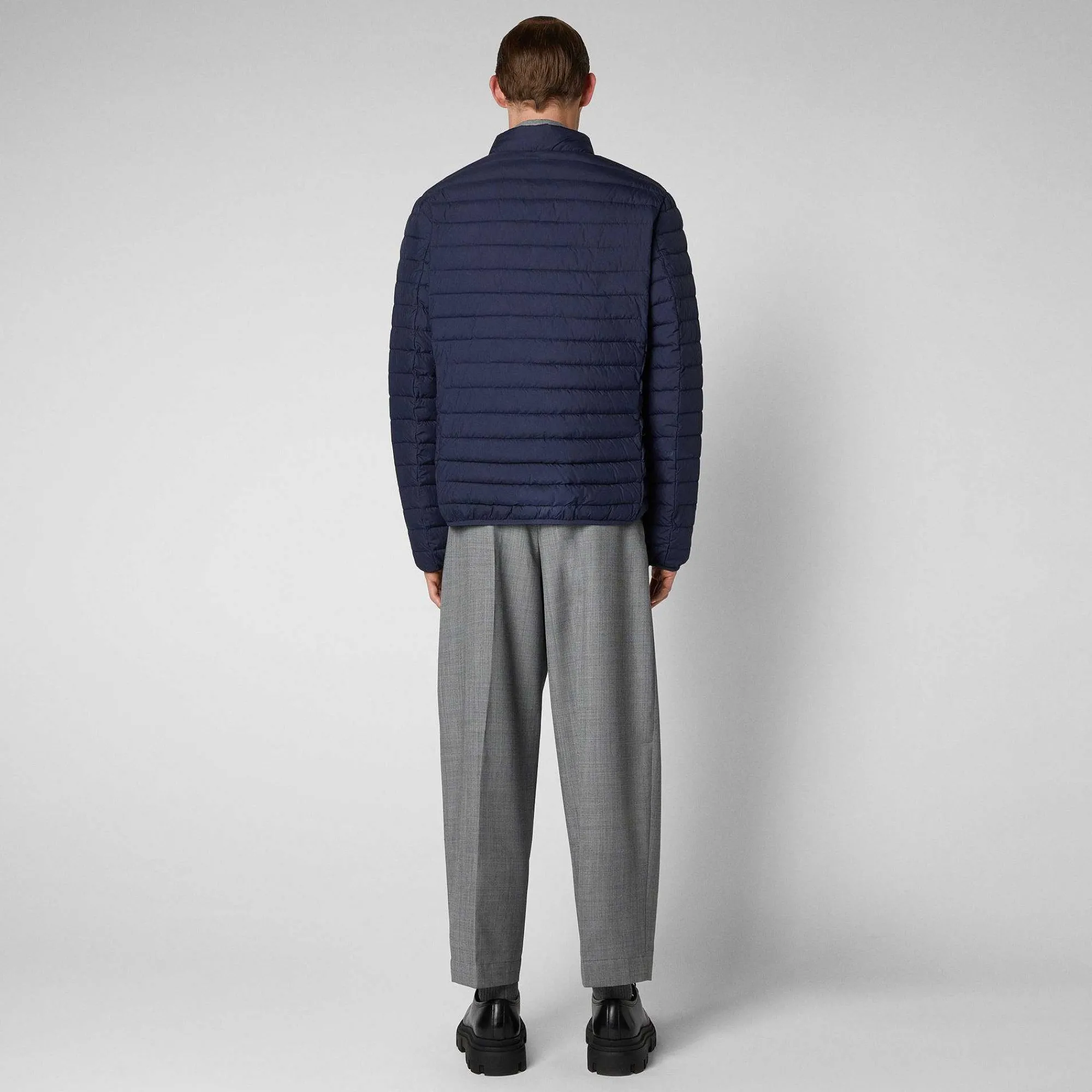 Piumini Animal-Free^Save The Duck Piumino Animal Free Uomo Cole Blu Navy