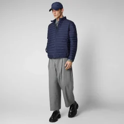 Piumini Animal-Free^Save The Duck Piumino Animal Free Uomo Cole Blu Navy