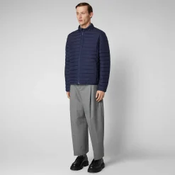 Piumini Animal-Free^Save The Duck Piumino Animal Free Uomo Cole Blu Navy