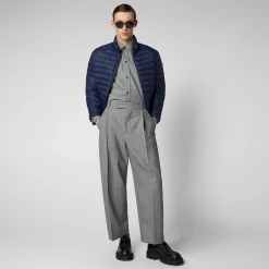 Piumini Animal-Free^Save The Duck Piumino Animal Free Uomo Alexander Blu Navy