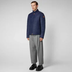 Piumini Animal-Free^Save The Duck Piumino Animal Free Uomo Alexander Blu Navy