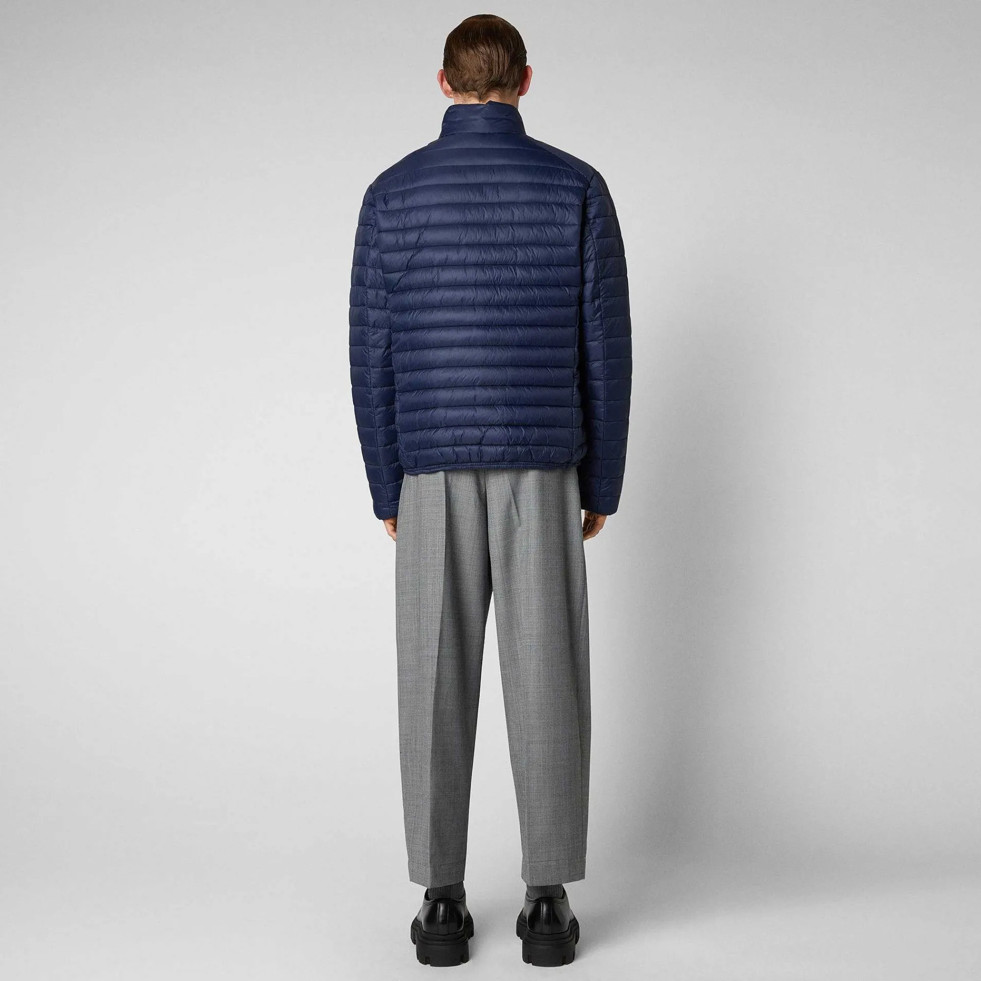 Piumini Animal-Free^Save The Duck Piumino Animal Free Uomo Alexander Blu Navy
