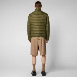 Piumini Animal-Free^Save The Duck Piumino Animal Free Uomo Alexander Verde Oliva