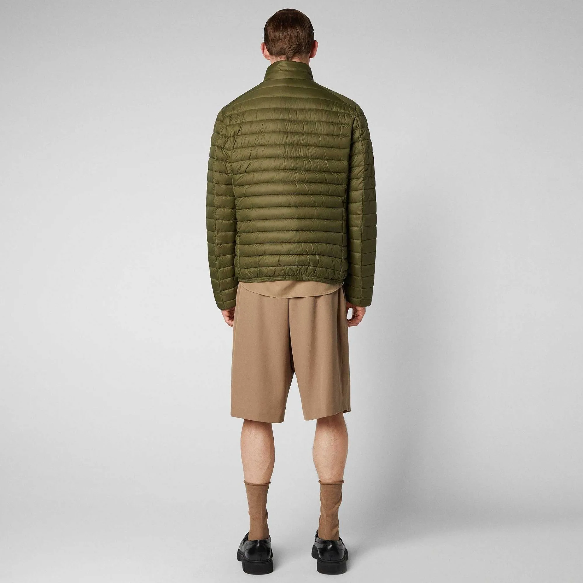 Piumini Animal-Free^Save The Duck Piumino Animal Free Uomo Alexander Verde Oliva