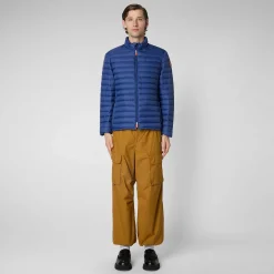 Piumini Animal-Free^Save The Duck Piumino Animal Free Uomo Alexander Blu Elettrico