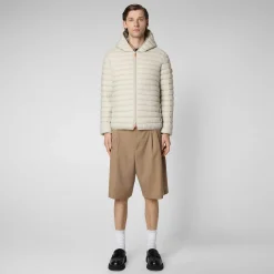 Piumini Animal-Free^Save The Duck Piumino Animal Free Uomo Donald Beige Chiaro