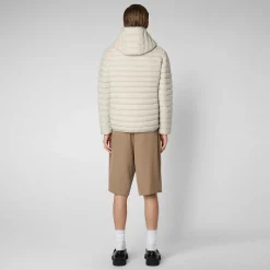 Piumini Animal-Free^Save The Duck Piumino Animal Free Uomo Donald Beige Chiaro
