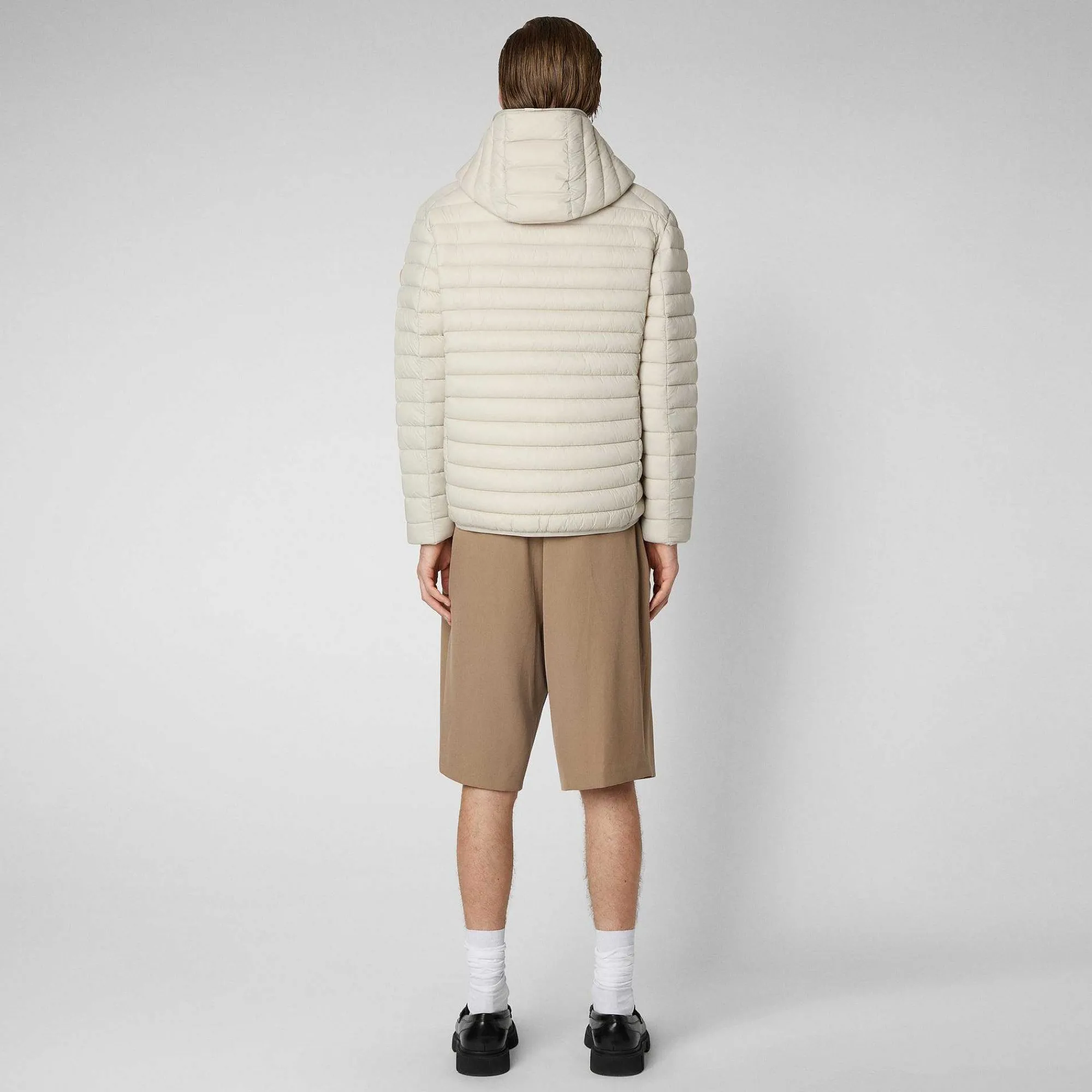 Piumini Animal-Free^Save The Duck Piumino Animal Free Uomo Donald Beige Chiaro