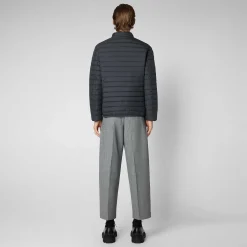Piumini Animal-Free^Save The Duck Piumino Animal Free Uomo Cole Grigio Tempesta