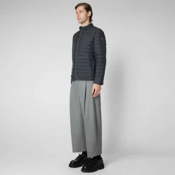 Piumini Animal-Free^Save The Duck Piumino Animal Free Uomo Cole Grigio Tempesta