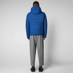 Piumini Animal-Free^Save The Duck Piumino Animal Free Uomo Cael Blu Oceano