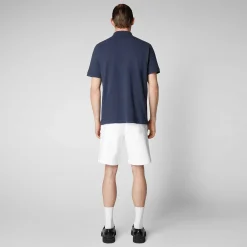 Magliette & Felpe^Save The Duck Polo Uomo Orio In Blu Navy