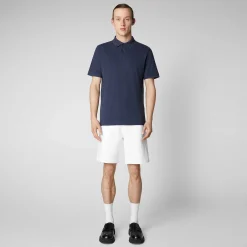 Magliette & Felpe^Save The Duck Polo Uomo Orio In Blu Navy