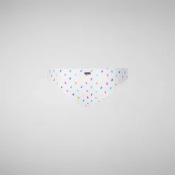 Costumi Da Bagno^Save The Duck Slip Bikini Donna Zeva Stampa Rainbow Ducks Su Fondo Bianco