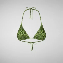 Costumi Da Bagno^Save The Duck Top Bikini A Triangolo Donna Xara Tiger Green